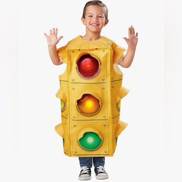 Other - Light Up Toddler Traffic Light Costume with Red, Yellow, Green Lights